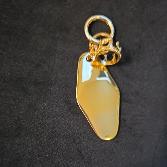 Swan Keychain with Gold Accents - Picture 2 of 2